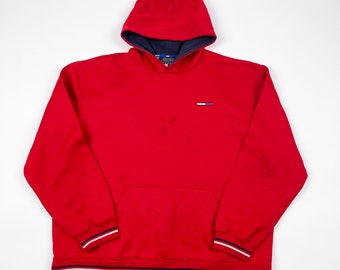 tommy hilfiger tommy jeans 90's logo hooded sweatshirt
