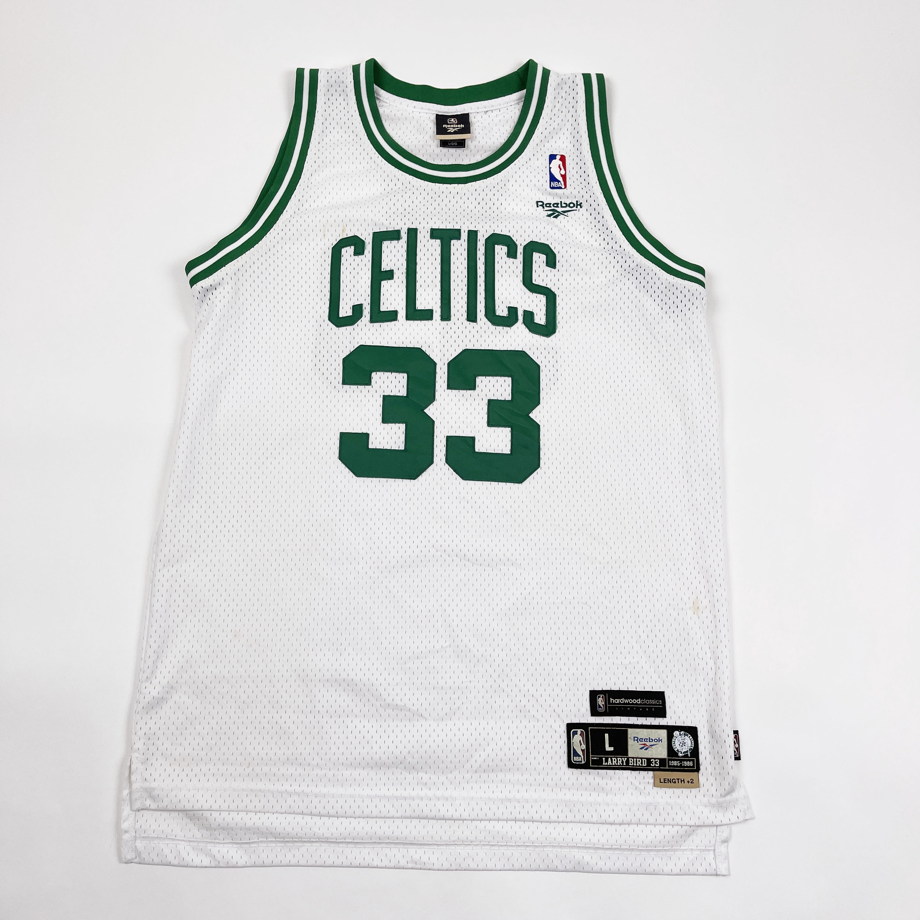 Vintage #33 LARRY BIRD Boston Celtics NBA Adidas Authentic Jersey YL – XL3  VINTAGE CLOTHING
