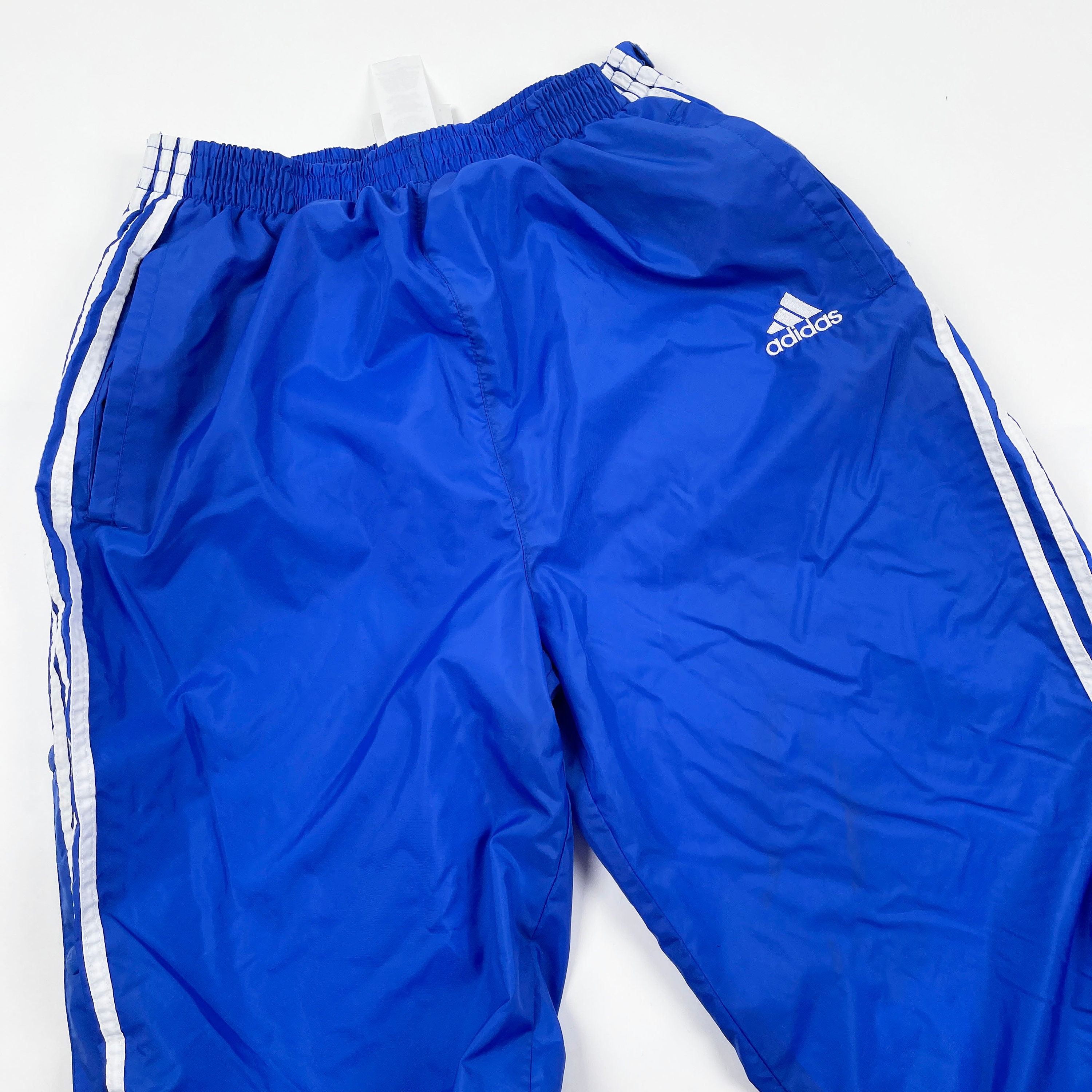 Vintage 90s Adidas Tear-Away Windbreaker Track-Pants Mens | Etsy