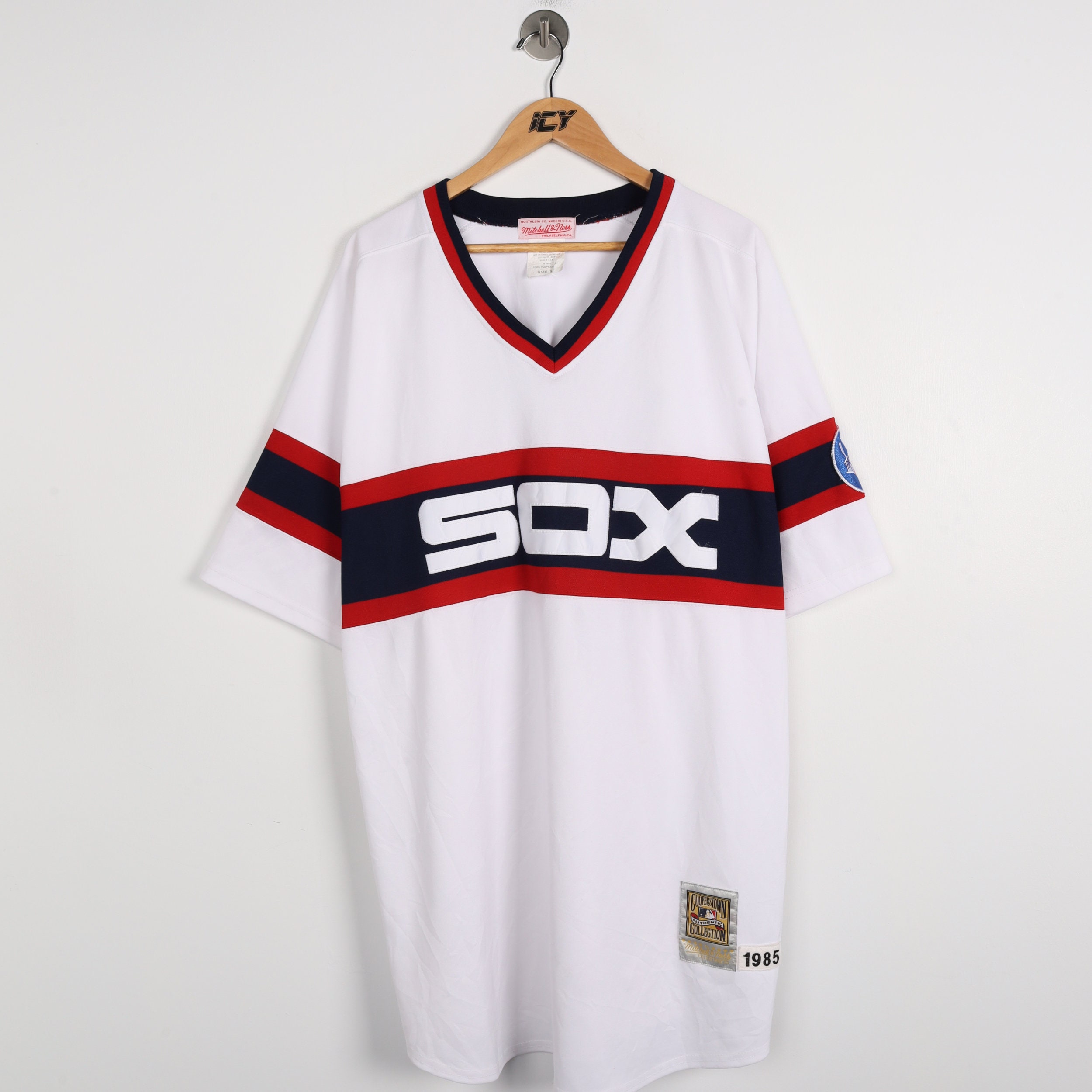 Vintage MLB White Sox Baseball Jersey / Mens 3XL / White -  Denmark