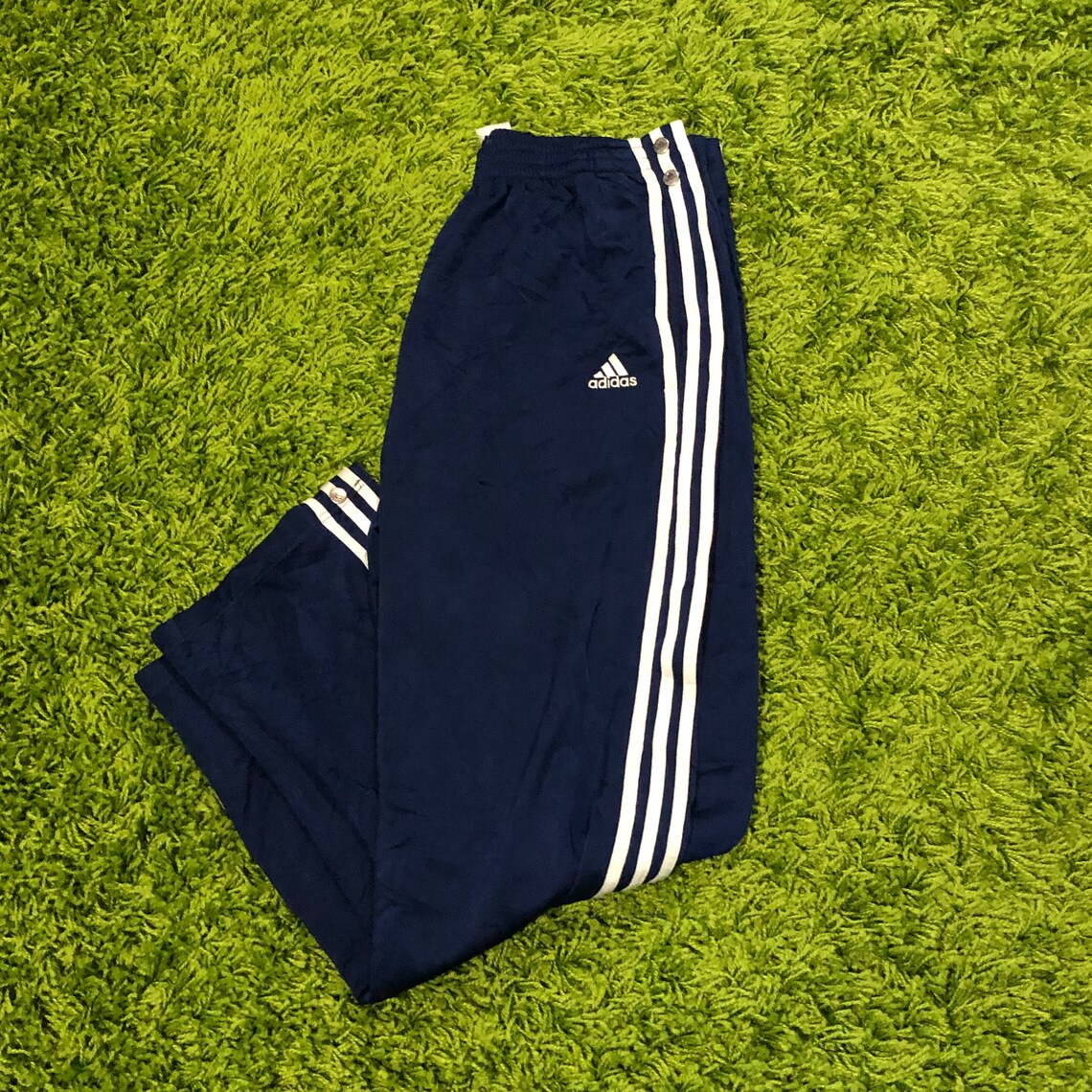 Vintage 90s Adidas Track-Pants Tear-Away Mens Large Vtg | Etsy