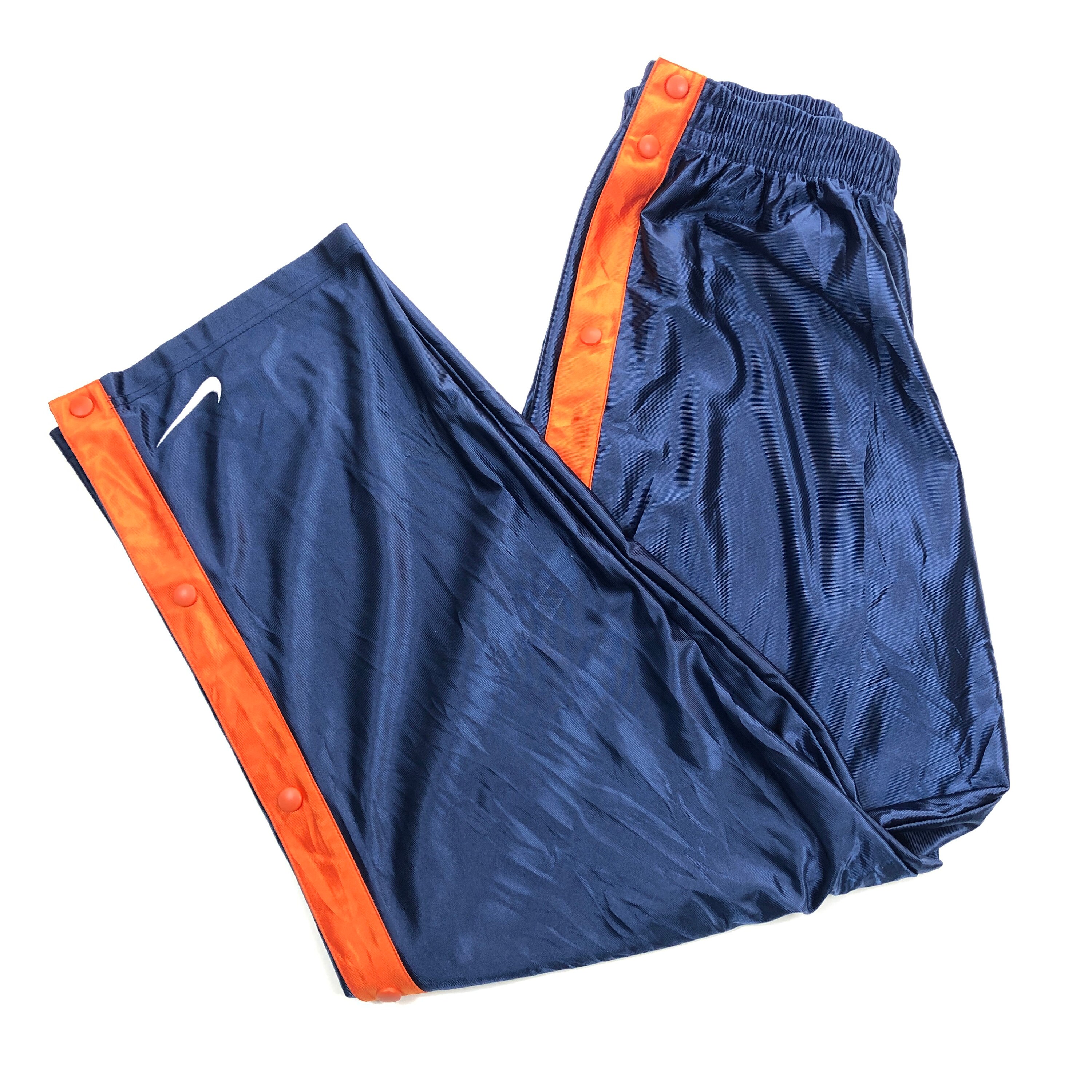 Vintage Nike Tearaway Track Pants Blue 