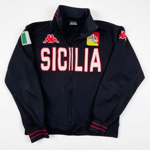 Vintage Kappa Sicilia Track Jacket Mens Medium Vtg 1990s Retro Euro Italy  Full Zip Rare - Etsy