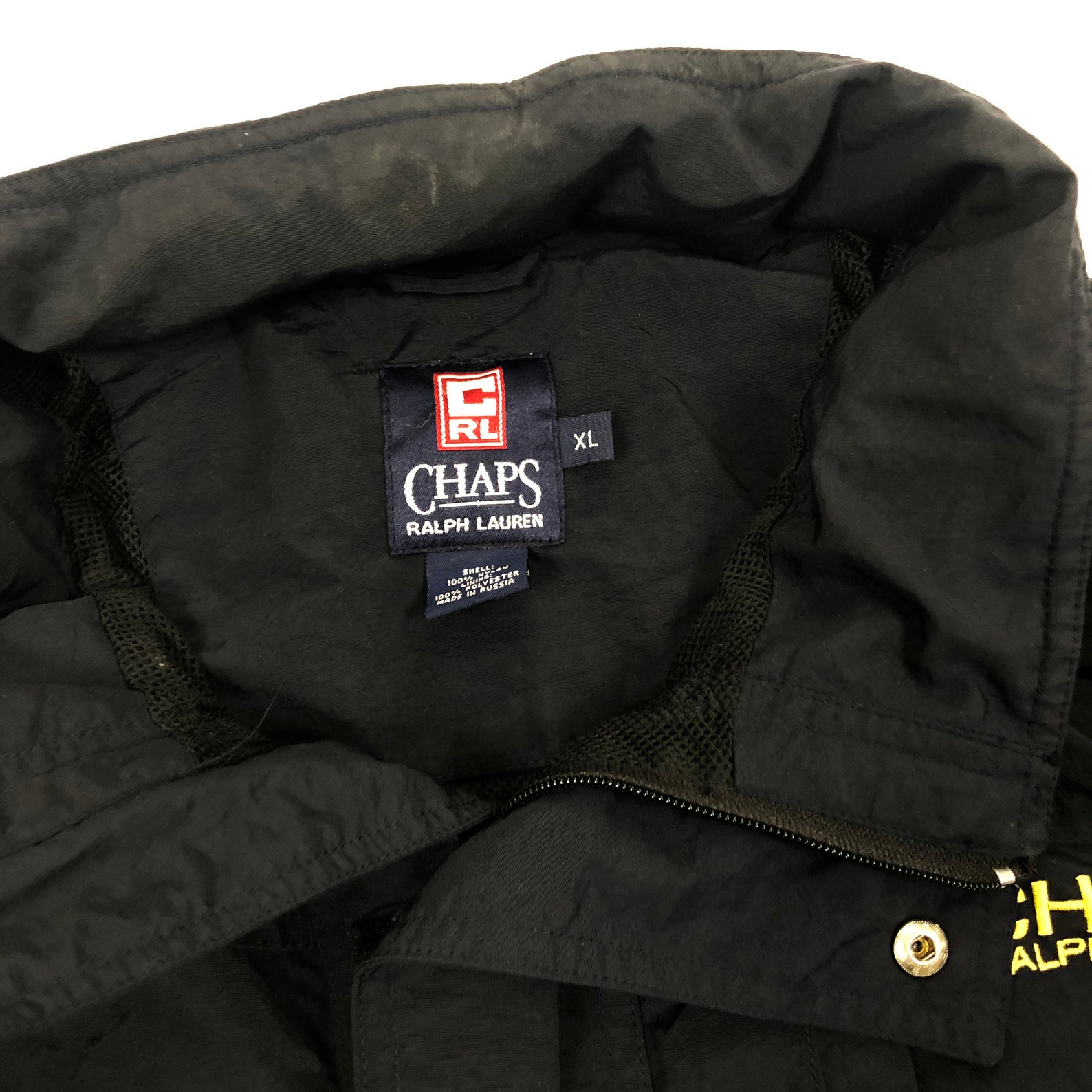 Vintage Chaps X Polo Ralph Lauren Jacket Quarter Zip Navy Etsy