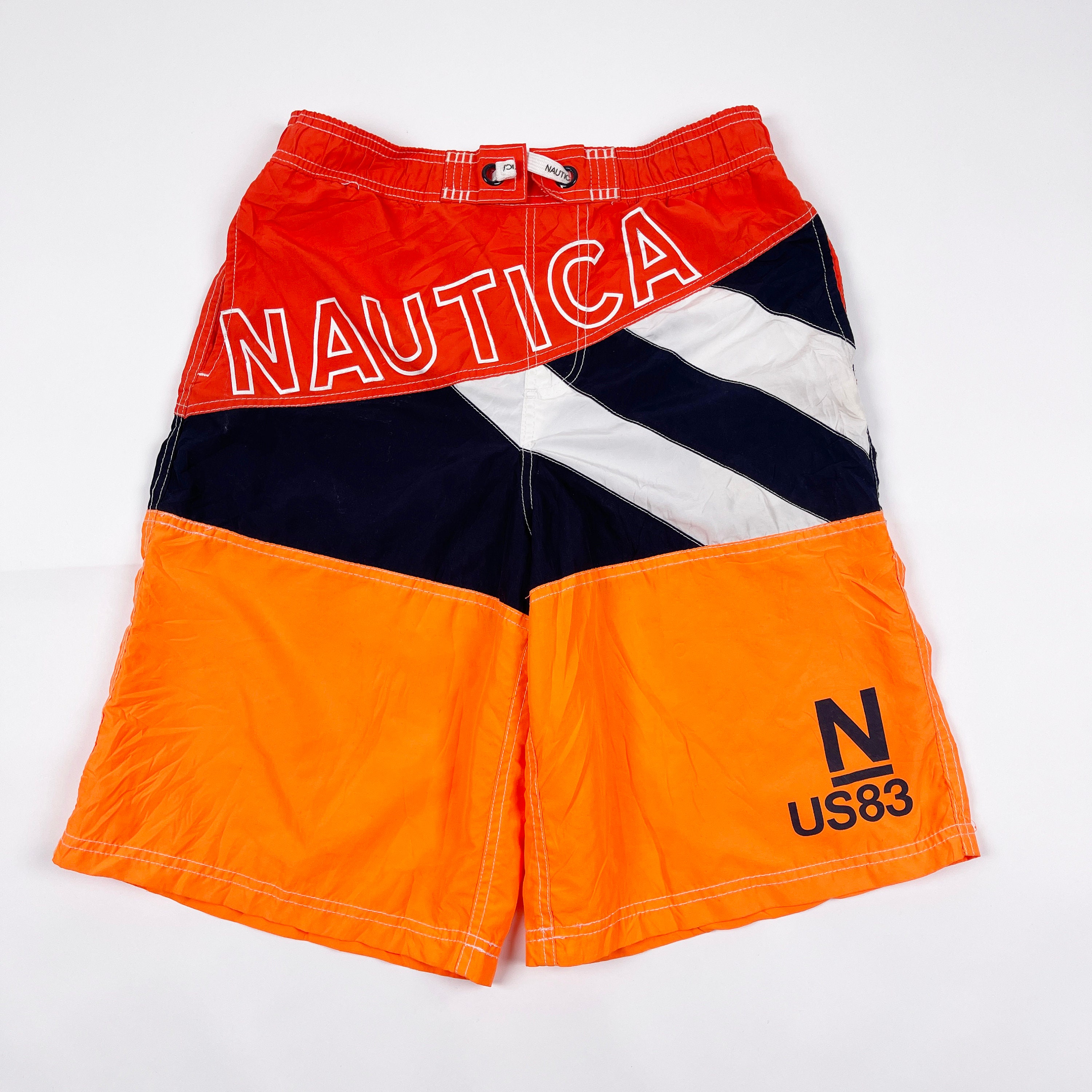 Nautica Wind Shorts Mens Small Vtg Y2K 