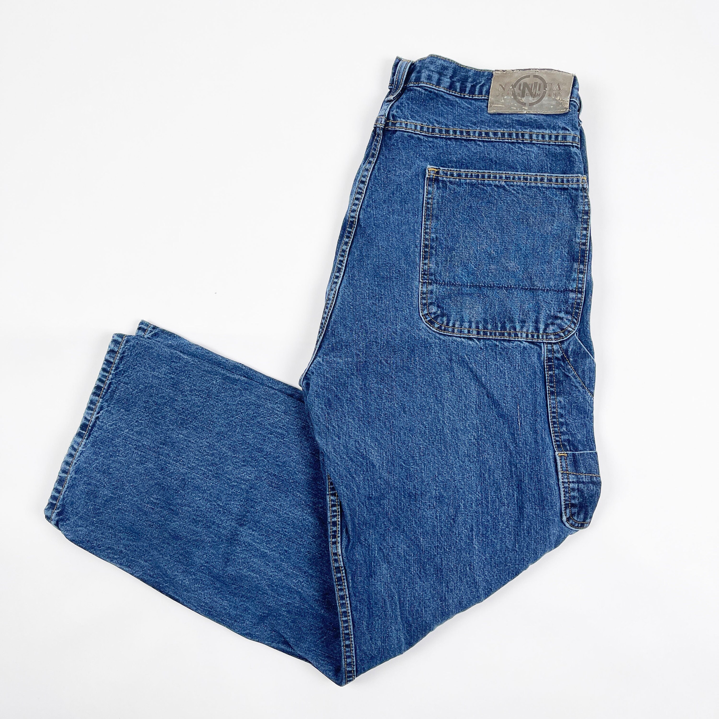 Vintage 90s Nautica Denim Cargo Jeans 