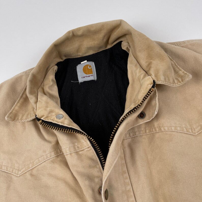 Vtg Made in USA Union Rare Coat Construction Hunting Collectible Vintage Carhartt Coverall Work Jacket Mens XL