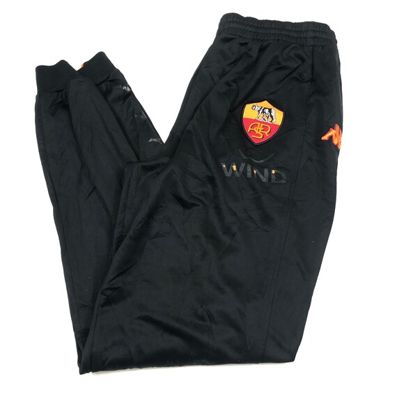 Vintage Kappa Track Pants Mens XL Black 