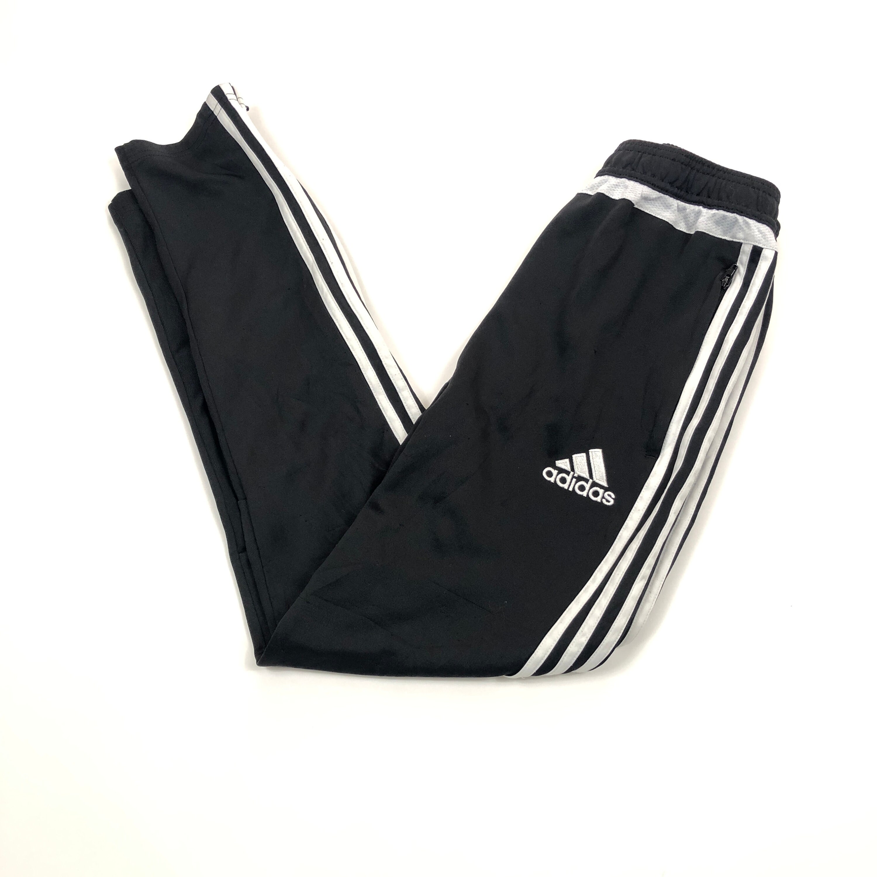 Vintage Adidas Track Pants Black | Youth Large