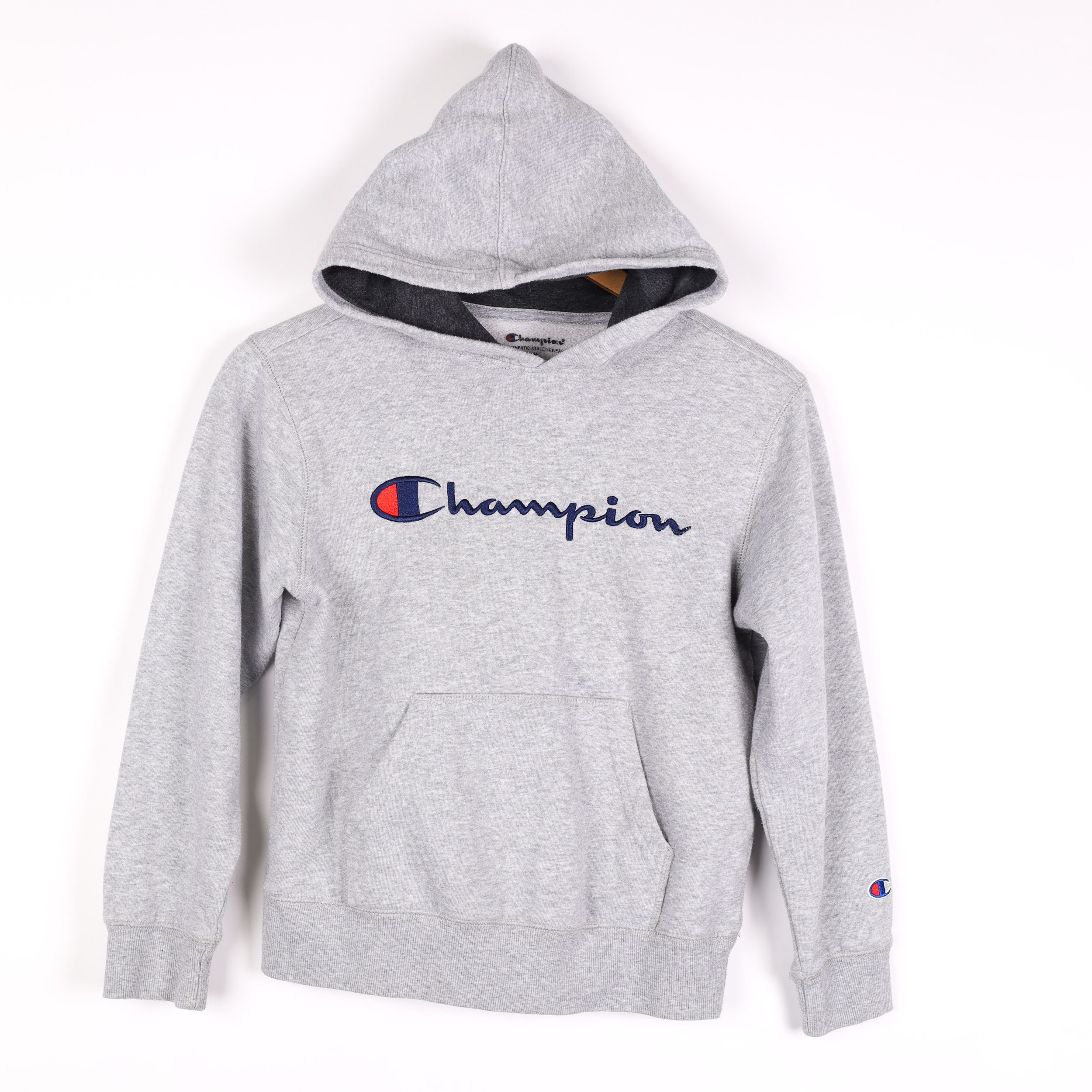 Champion Hoodie Sweatshirt / Youth / Kids Grey Sweater -