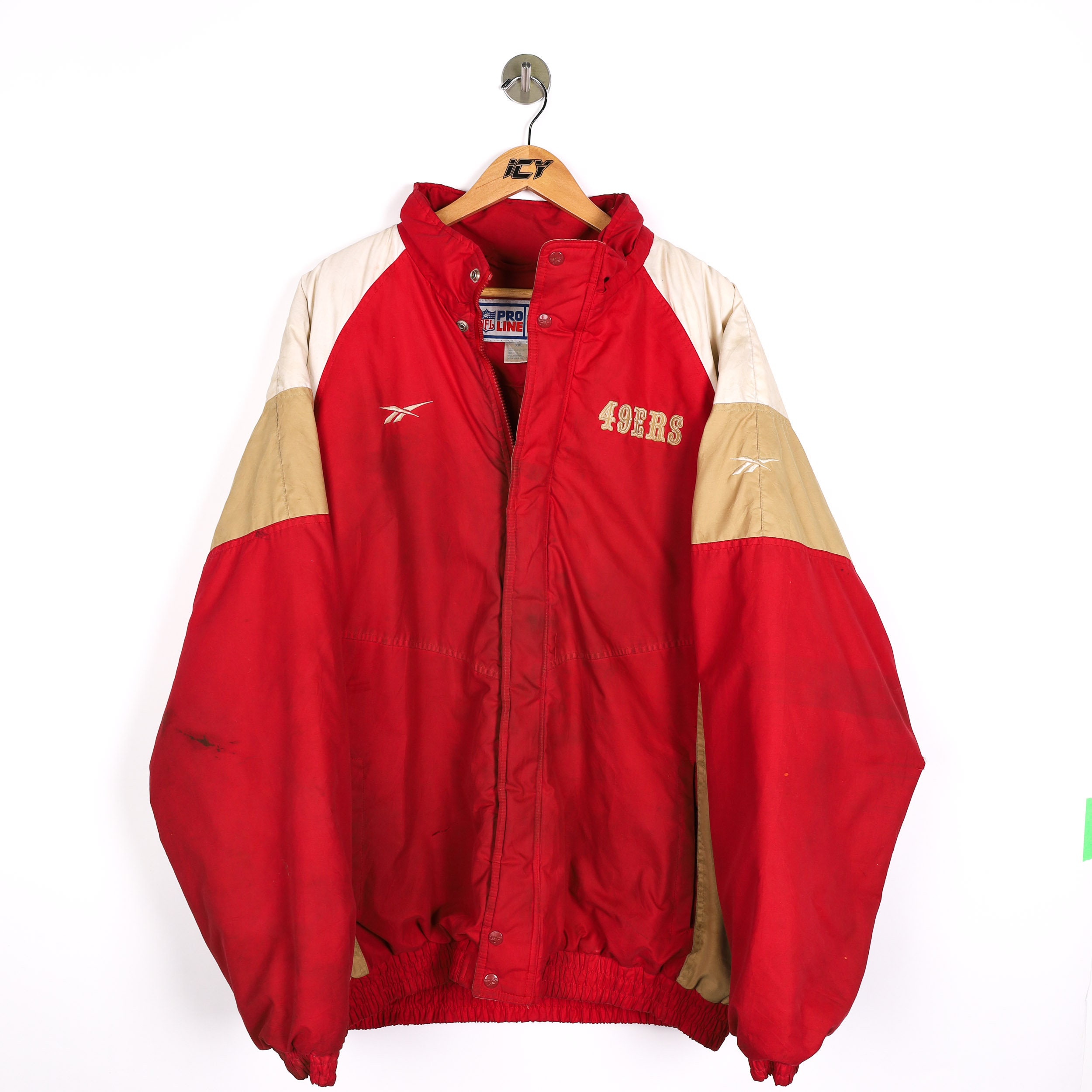 reebok 49ers jacket