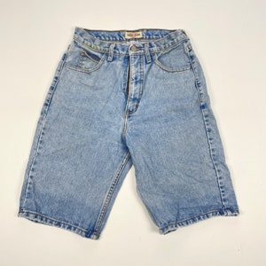 Vintage 90s FUBU Denim Shorts Mens size 