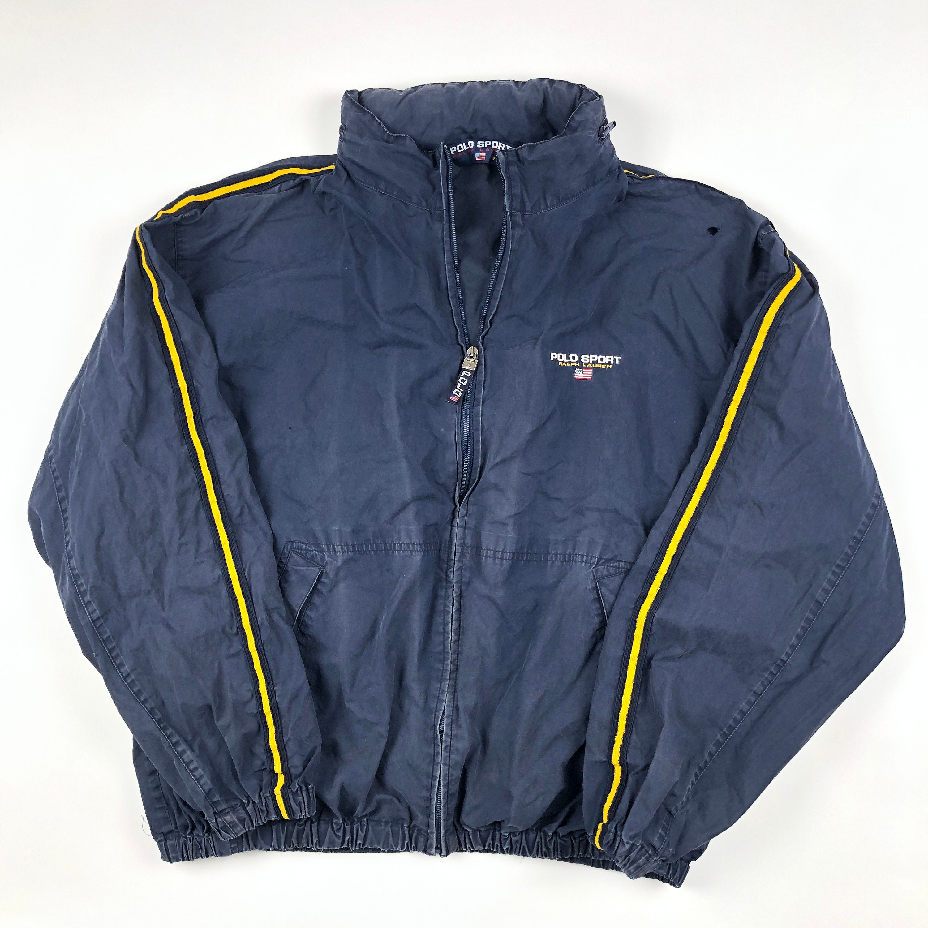 Vintage 90s Polo Sport Windbreaker Jacket Mens XL Vtg | Etsy