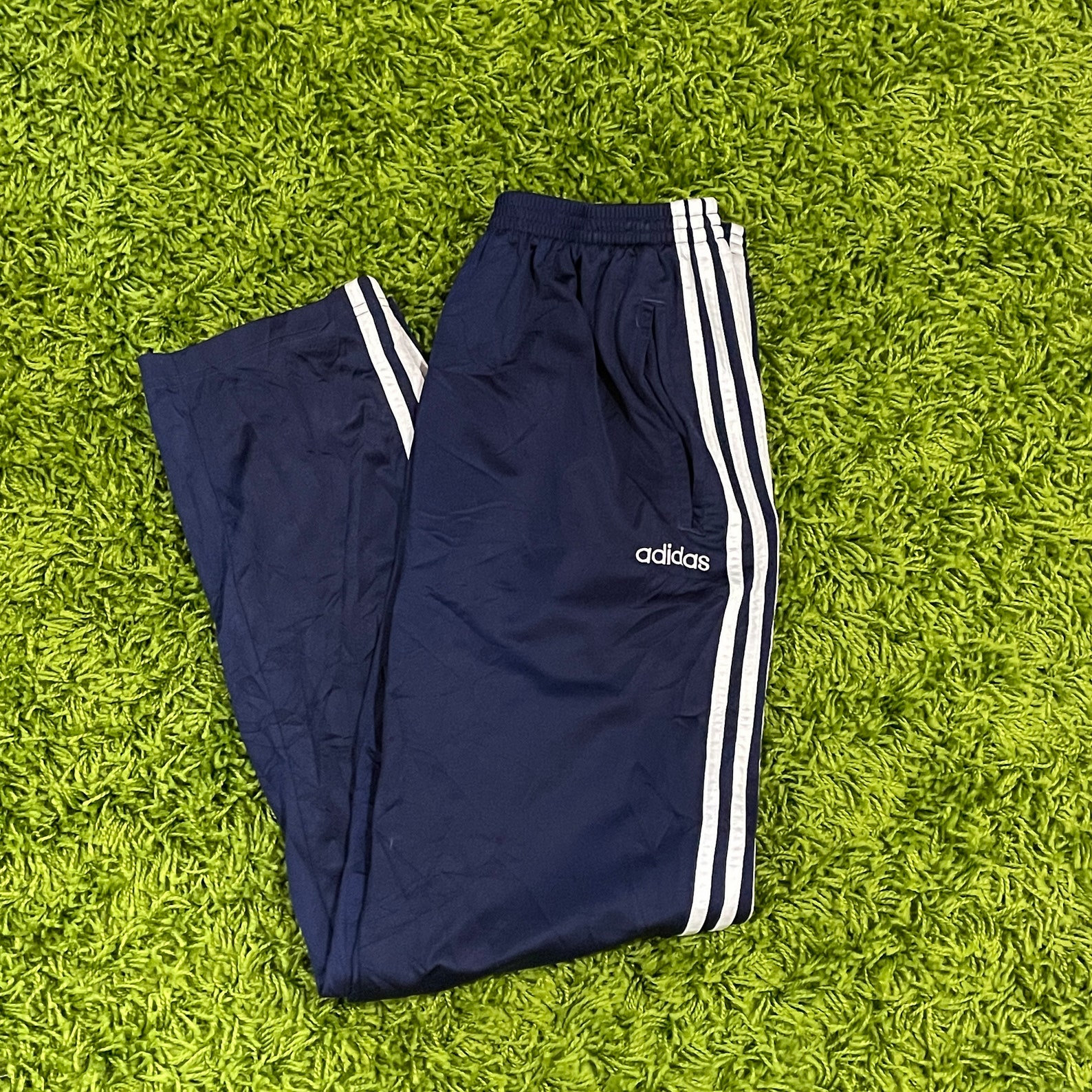 Vintage 90s Adidas Tear-Away Track-Pants Mens Large Vtg | Etsy