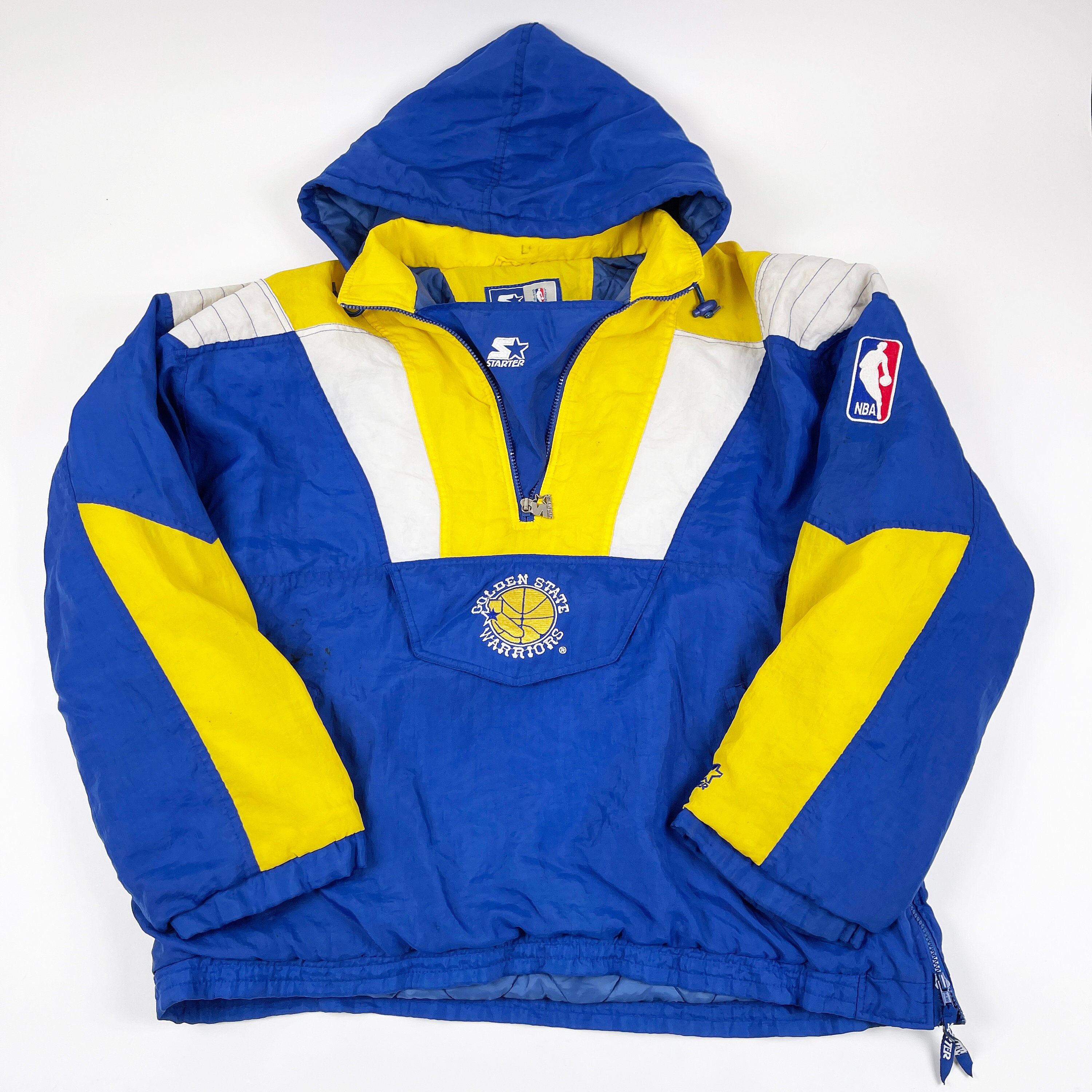 NBA Jackets & Coats | Golden State Warriors Windbreaker Jacket | Color: Blue | Size: XL | Johannita99's Closet