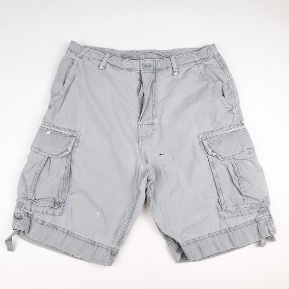 Vintage Grey Club Monaco Cargo Shorts 