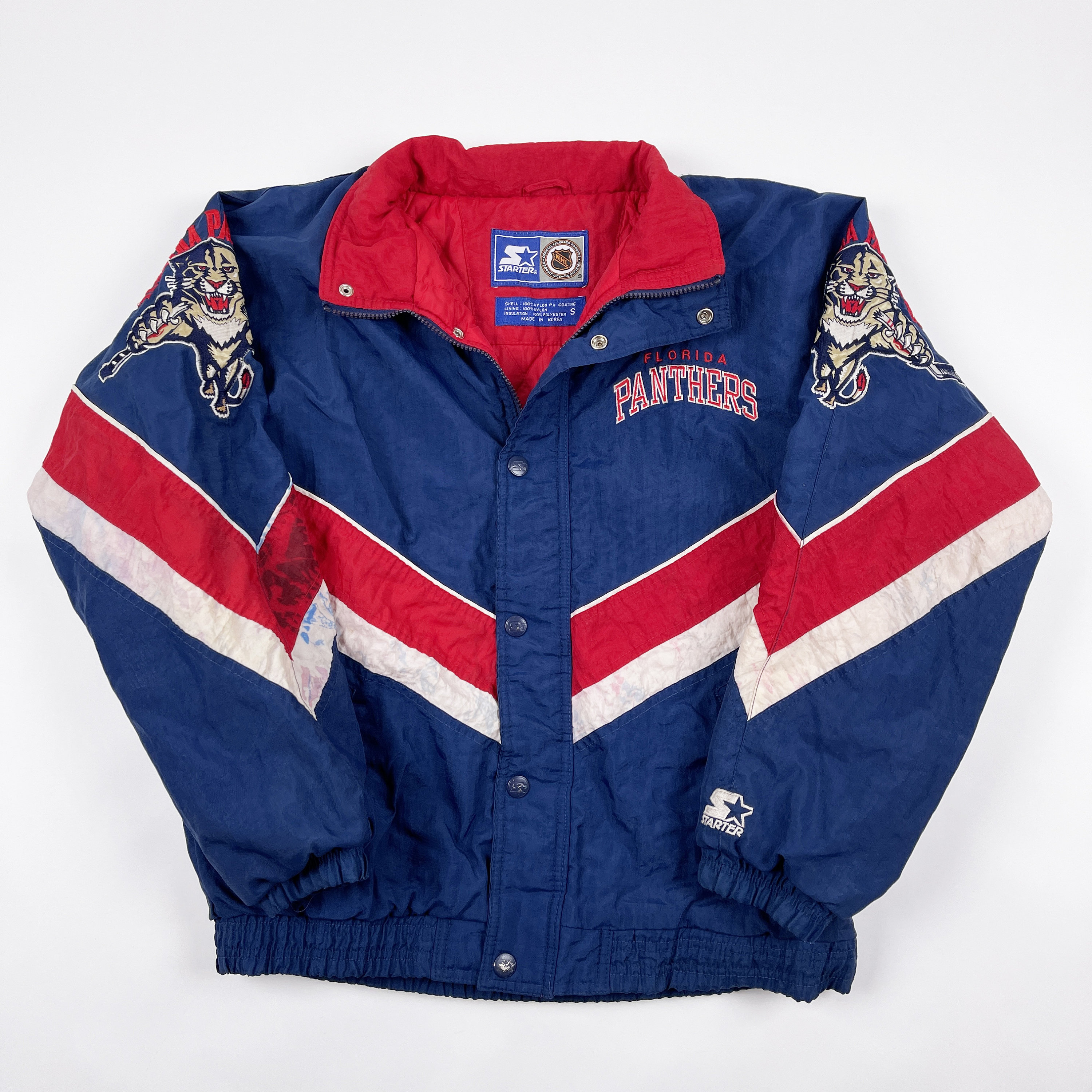 Vintage 90s Starter Florida Panthers Jacket Mens Small Vtg 1990s