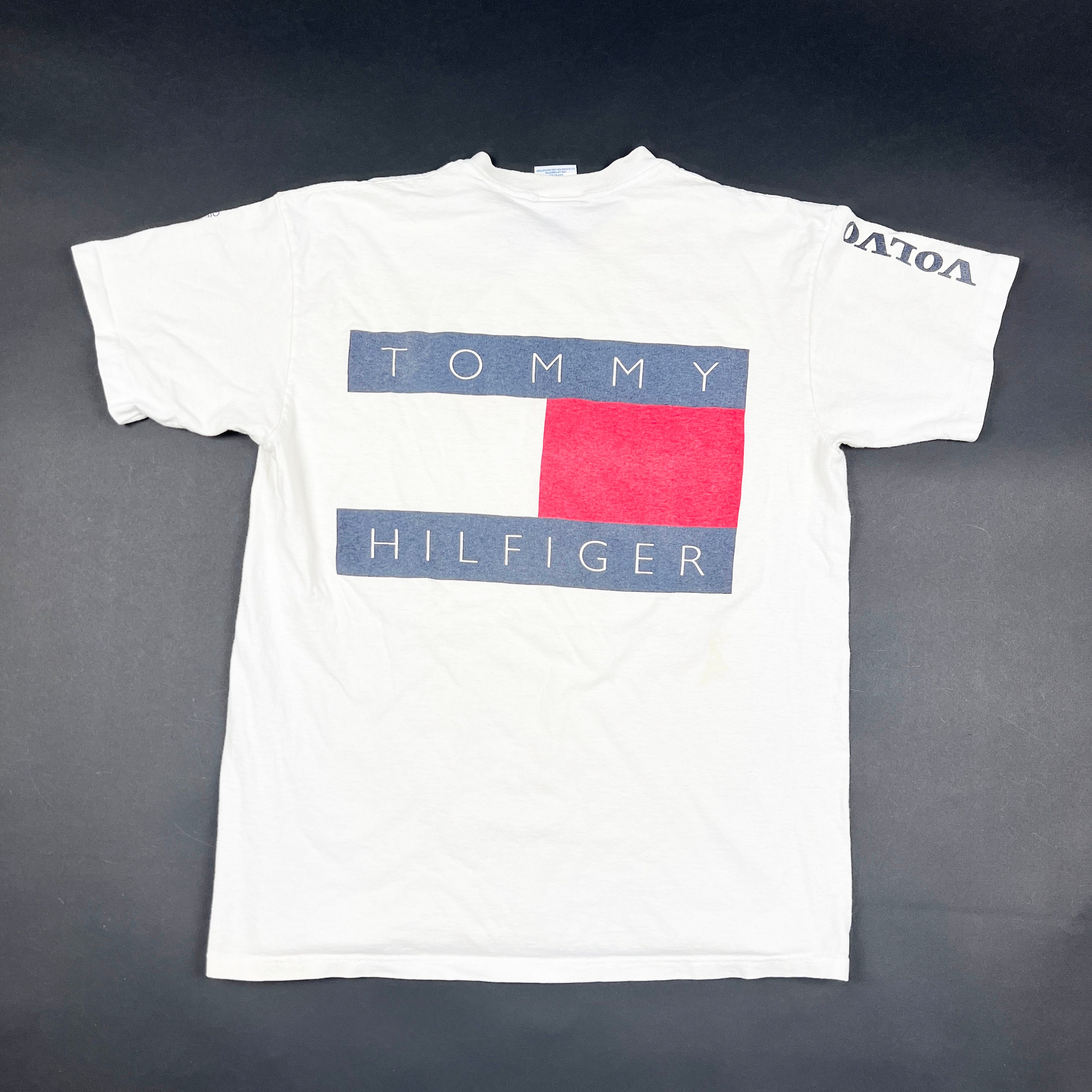Vintage 1995 Tommy Hilfiger T-shirt Mens Large Big Flag - Etsy Denmark