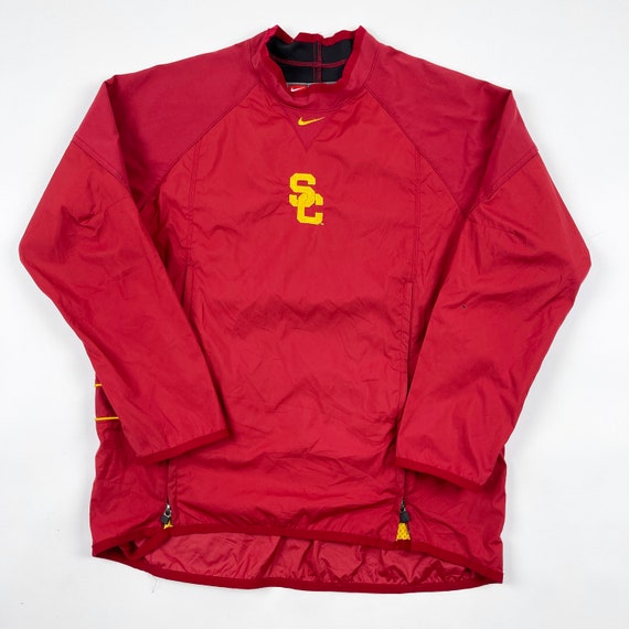 Vintage 90s Nike USC Trojans Center Swoosh Pullove