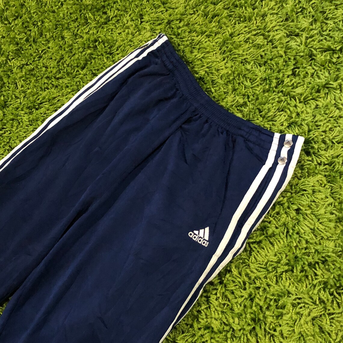 Vintage 90s Adidas Track-Pants Tear-Away Mens Large Vtg | Etsy