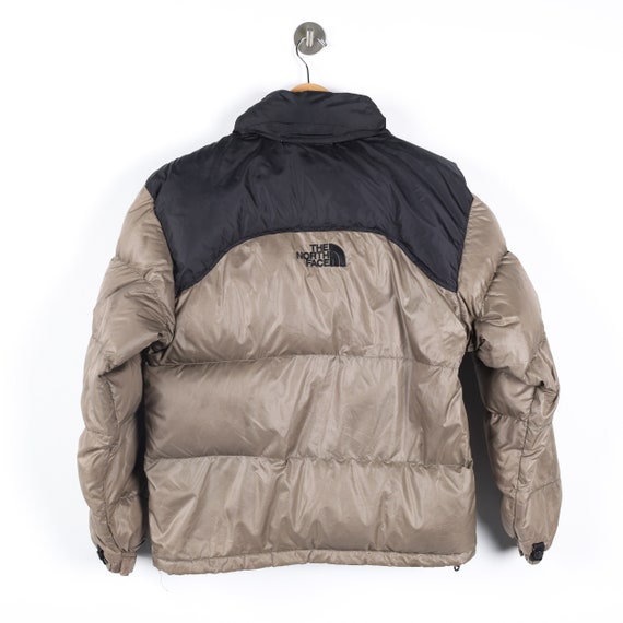 Vintage The North Face Nuptse 700 Series Puffer Jacket / Mens Small / Brown Puffer Coat Rare Down Filled /