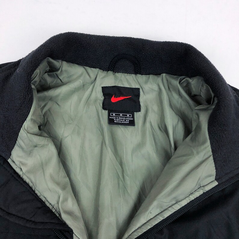 Vintage 90s Nike Puffer Jacket Mens Medium Vtg 1990s Retro | Etsy