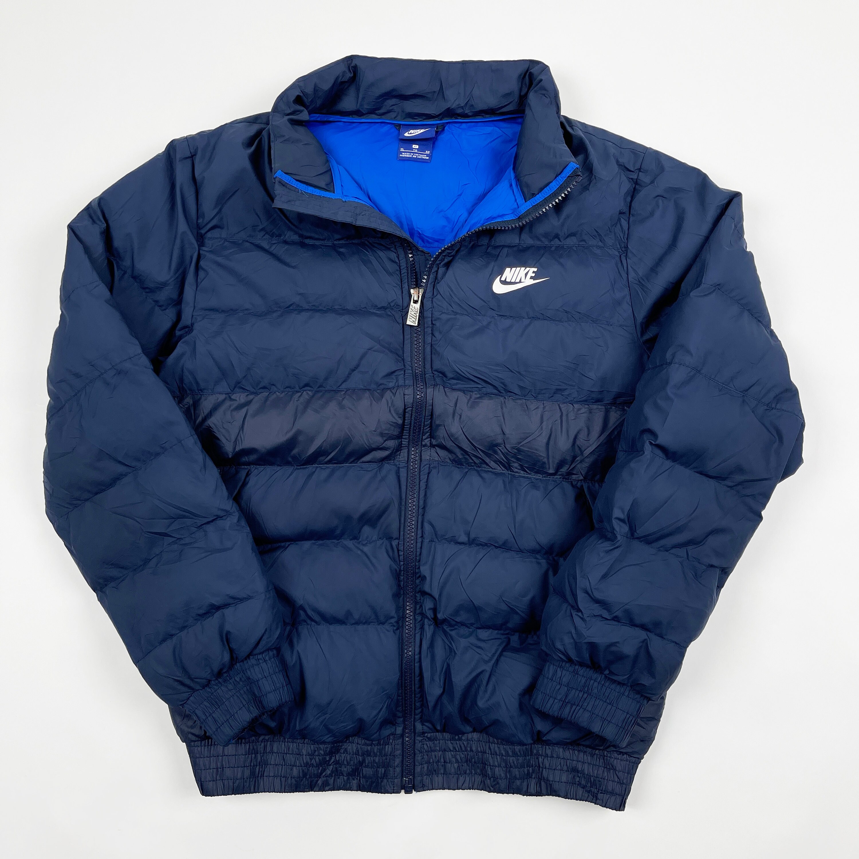 nike navy puffer jacket