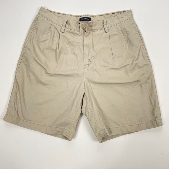 Vintage 90s Nautica Khaki Shorts Mens 