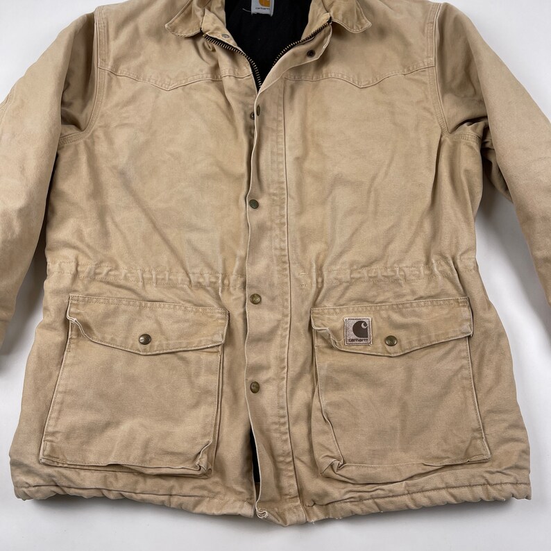 Vtg Made in USA Union Rare Coat Construction Hunting Collectible Vintage Carhartt Coverall Work Jacket Mens XL
