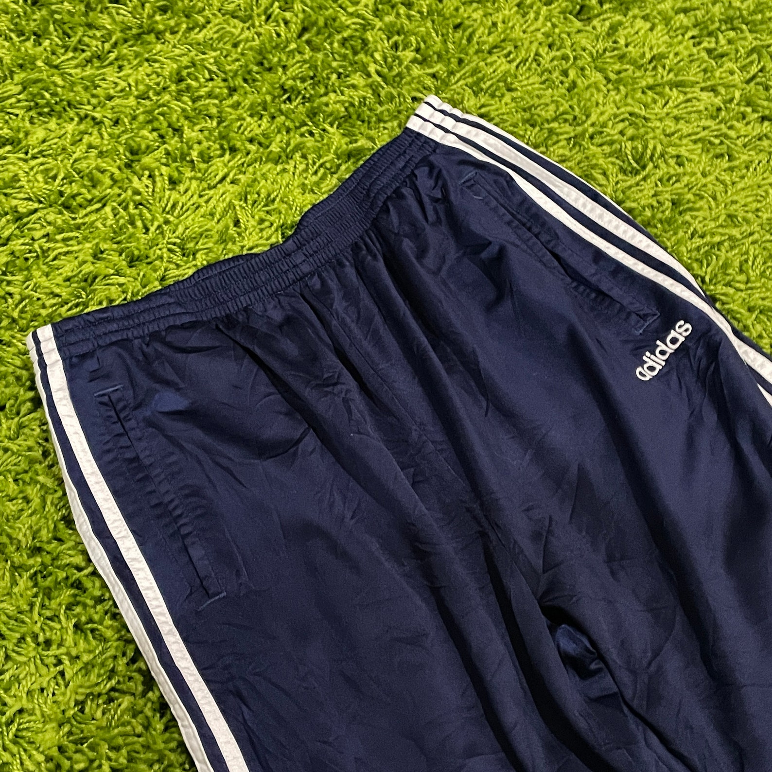 Vintage 90s Adidas Tear-Away Track-Pants Mens Large Vtg | Etsy