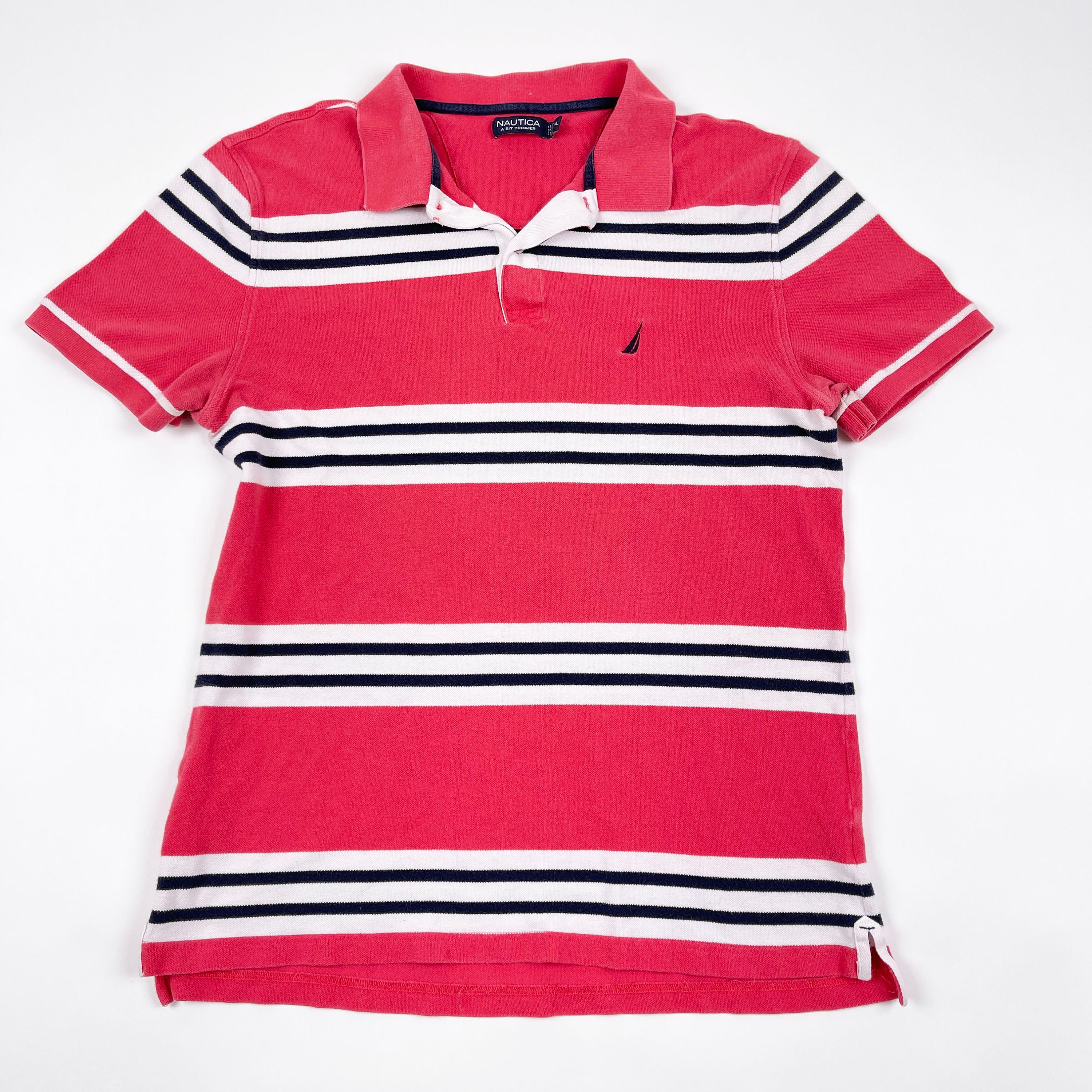 Lot of 4 Nautica Rugby Polo Shirts Mens 