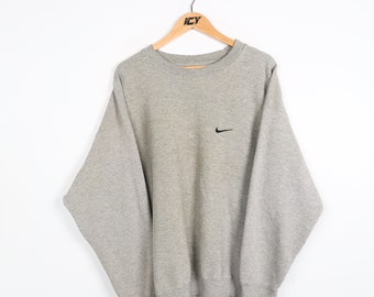 mens grey nike crewneck