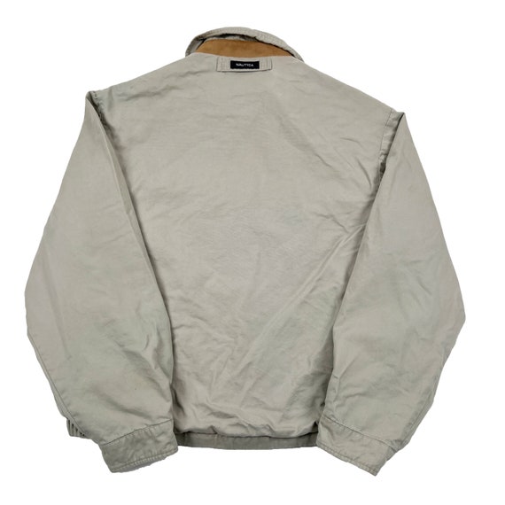 Nautica Harrington Jacket Mens XL Beige 