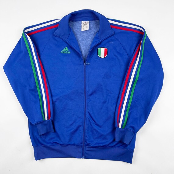 Vintage 90s Adidas Italian Track Jacket - Mens Med