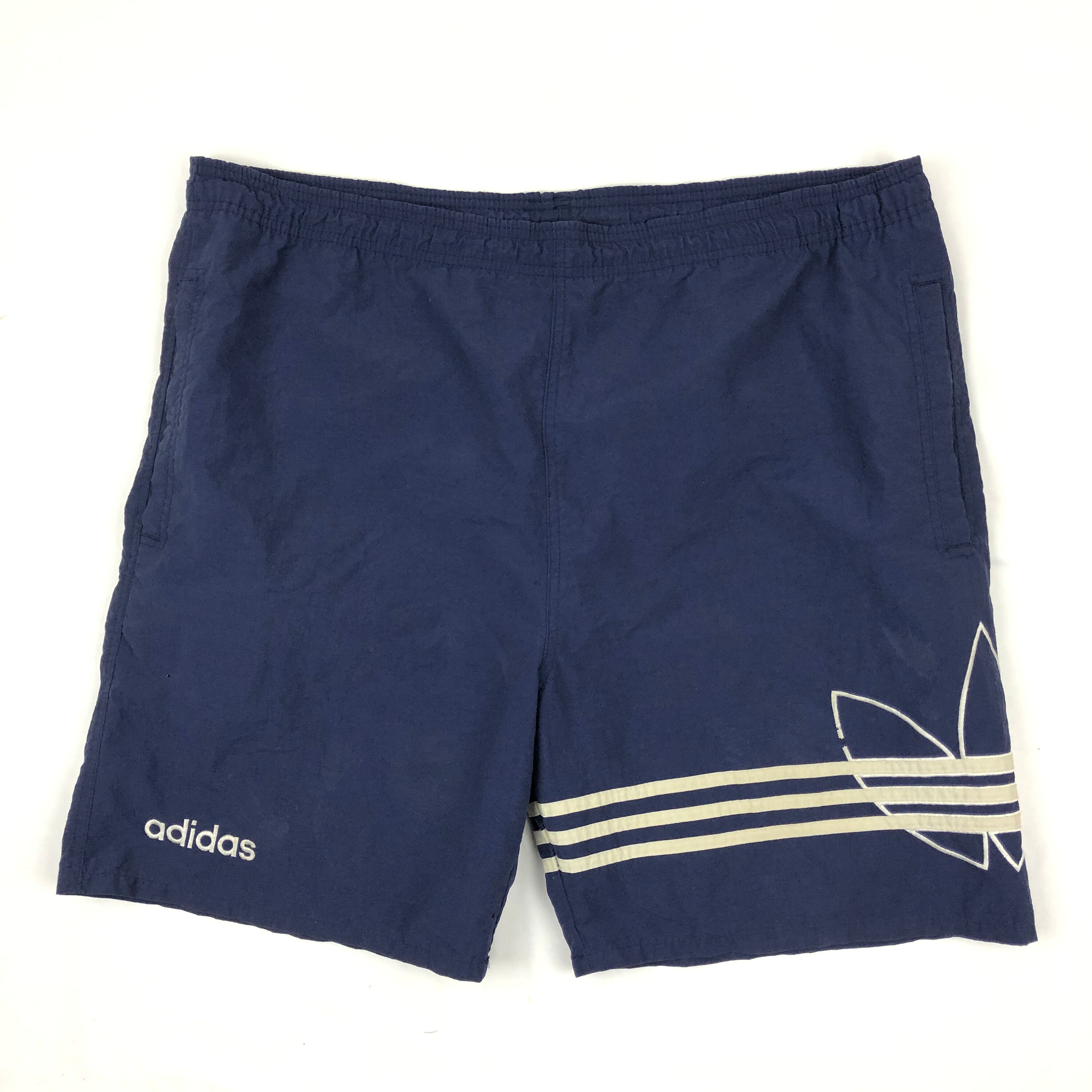Vintage 90s Adidas Trefoil Nylon Shorts Mens Large Vtg | Etsy