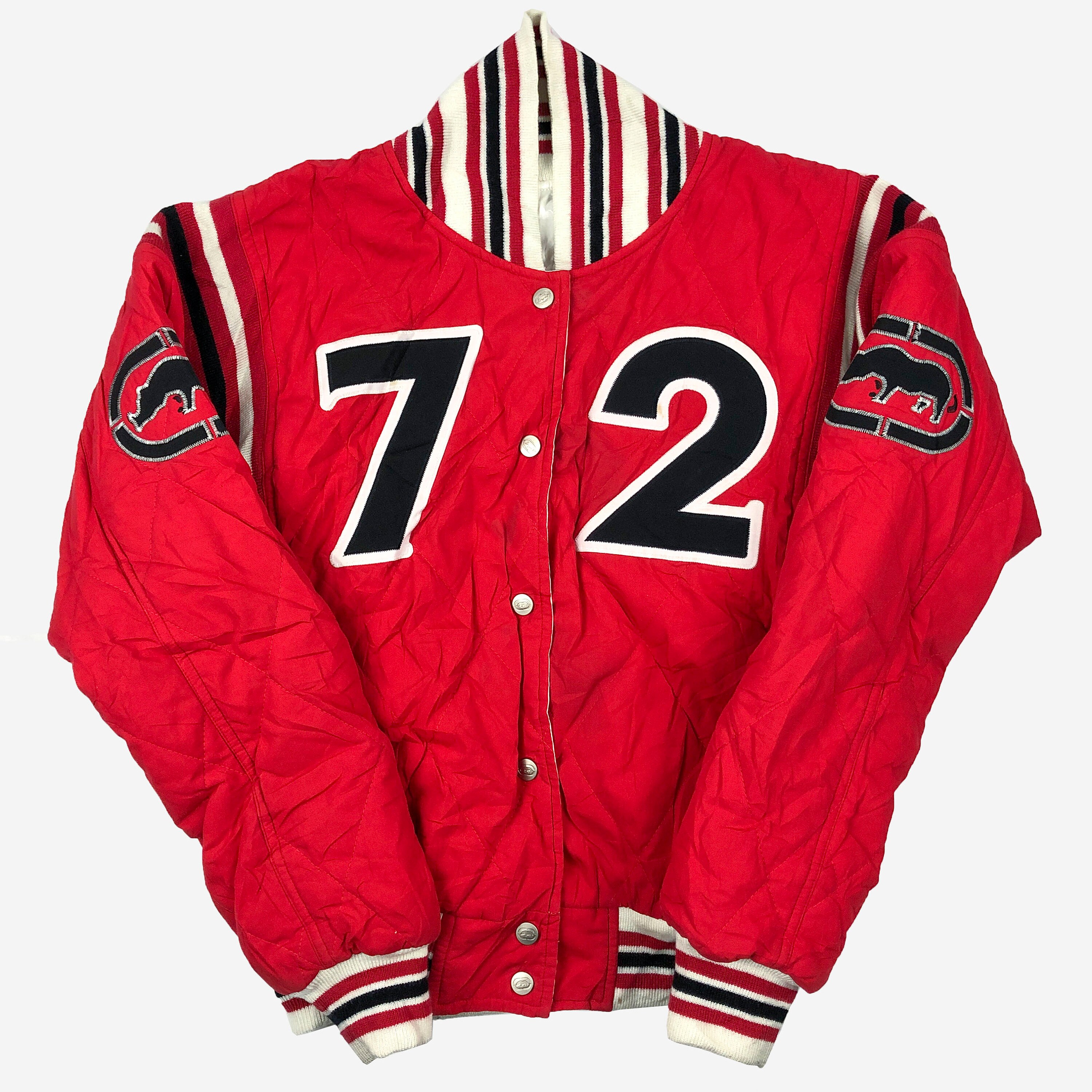 Vintage 90s Ecko Reversible Varsity Jacket Mens Small Vtg Etsy