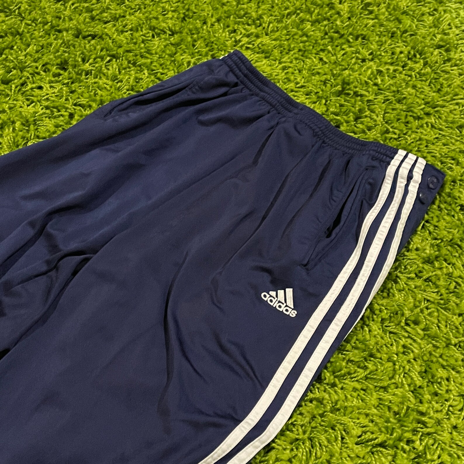 Vintage 90s Adidas Tear-Away Windbreaker Track-Pants Mens | Etsy