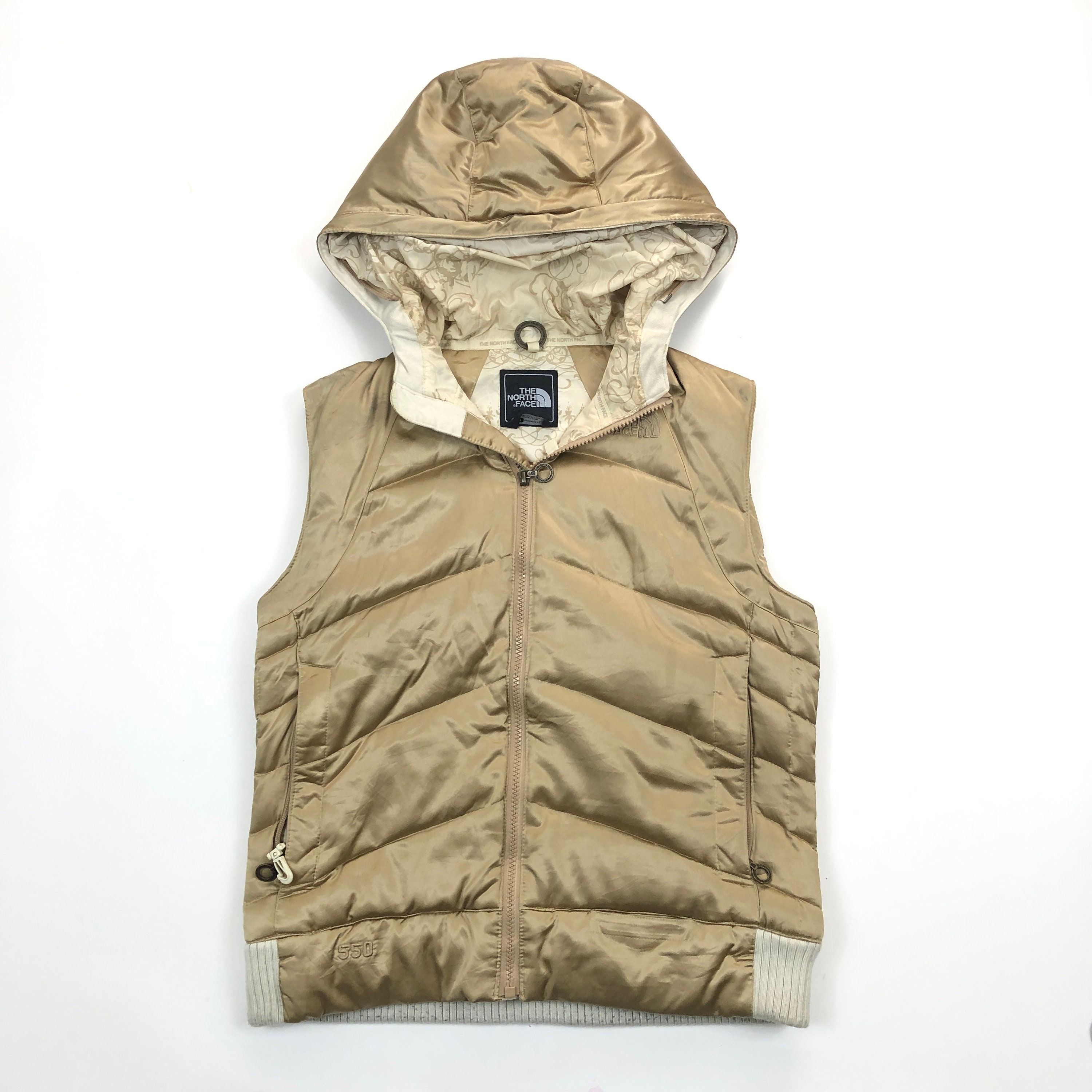 Vintage the North Face Jacket Vest Gold 