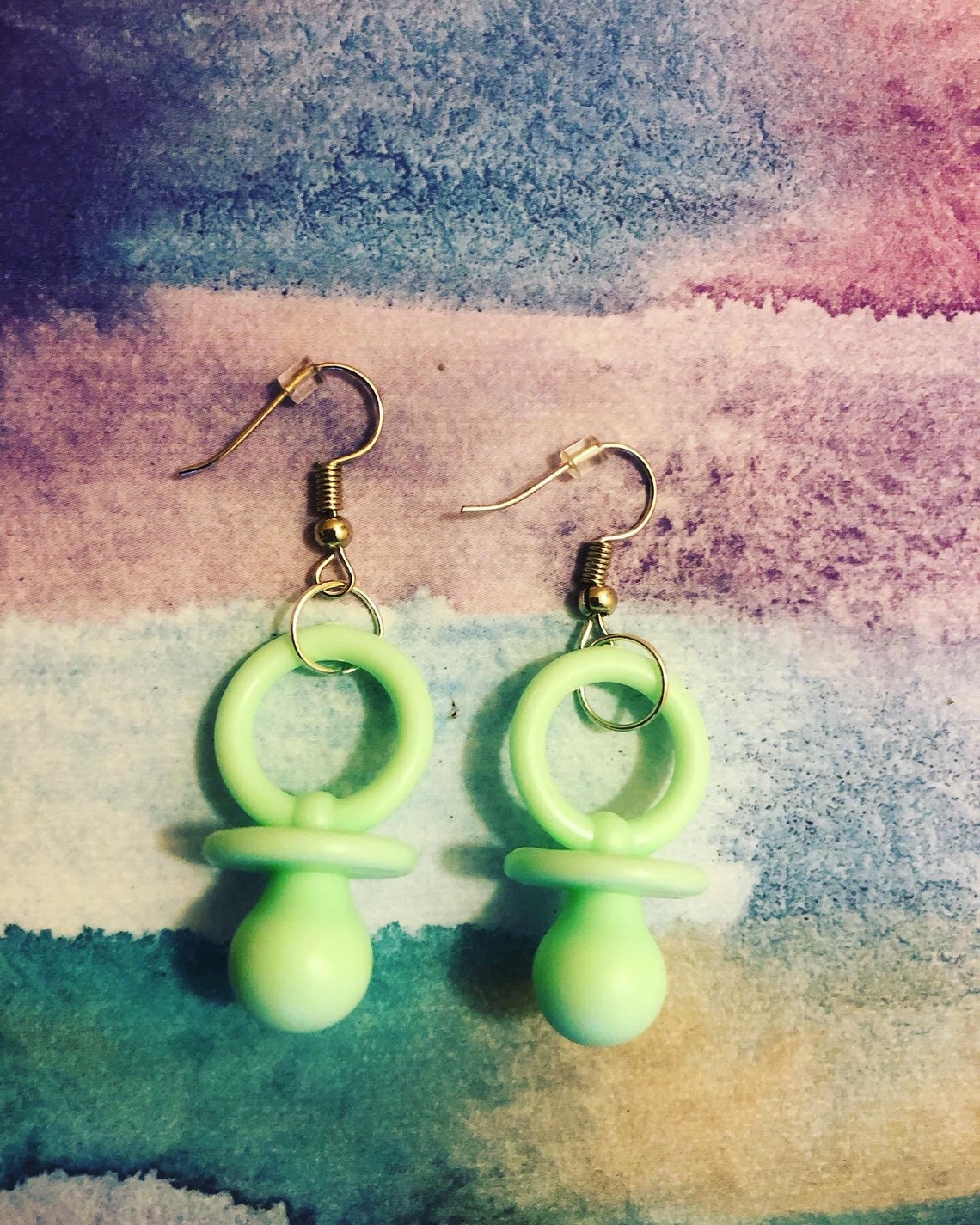 Small Pacifier Earrings Etsy