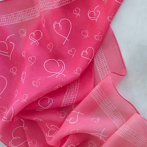 BTS Map of the Soul Persona Hearts Silk Scarf