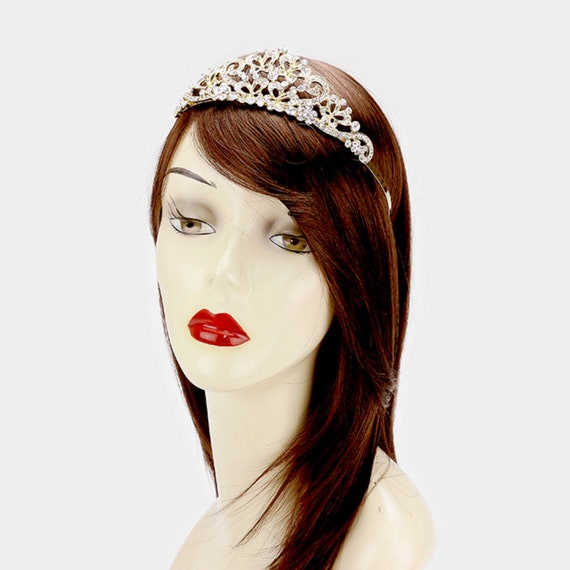Tiara Crystal / Tiara Wedding / Bridal Hair Accessory… Gem