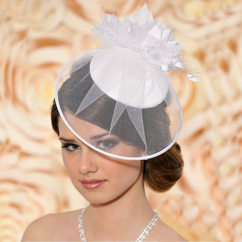 Wedding Flower Hair Accessories / White Ivory / Bridal Hair Etsy