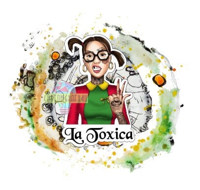 LA TOXICA STICKER Chilindrina Decal Hispanic Sticker - Etsy
