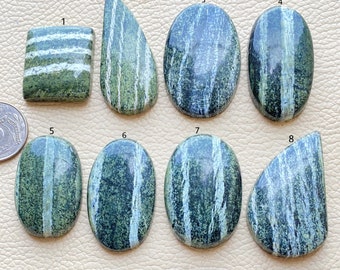 Green Swiss Opal/Zebra Jasper Cabochon-AAA Quality Green Zebra Jasper-Loose Swiss Opal Jasper Stone-Green Zebra Jasper Gemstone-Zebra Jasper