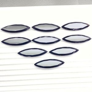12X40 MM Marquise Cut-Raw Black Onyx Stone-Raw Onyx Cut Stone-Black Onyx Crystal-Healing Crystals & Stones-Black Onyx Raw-Black Onyx Cut
