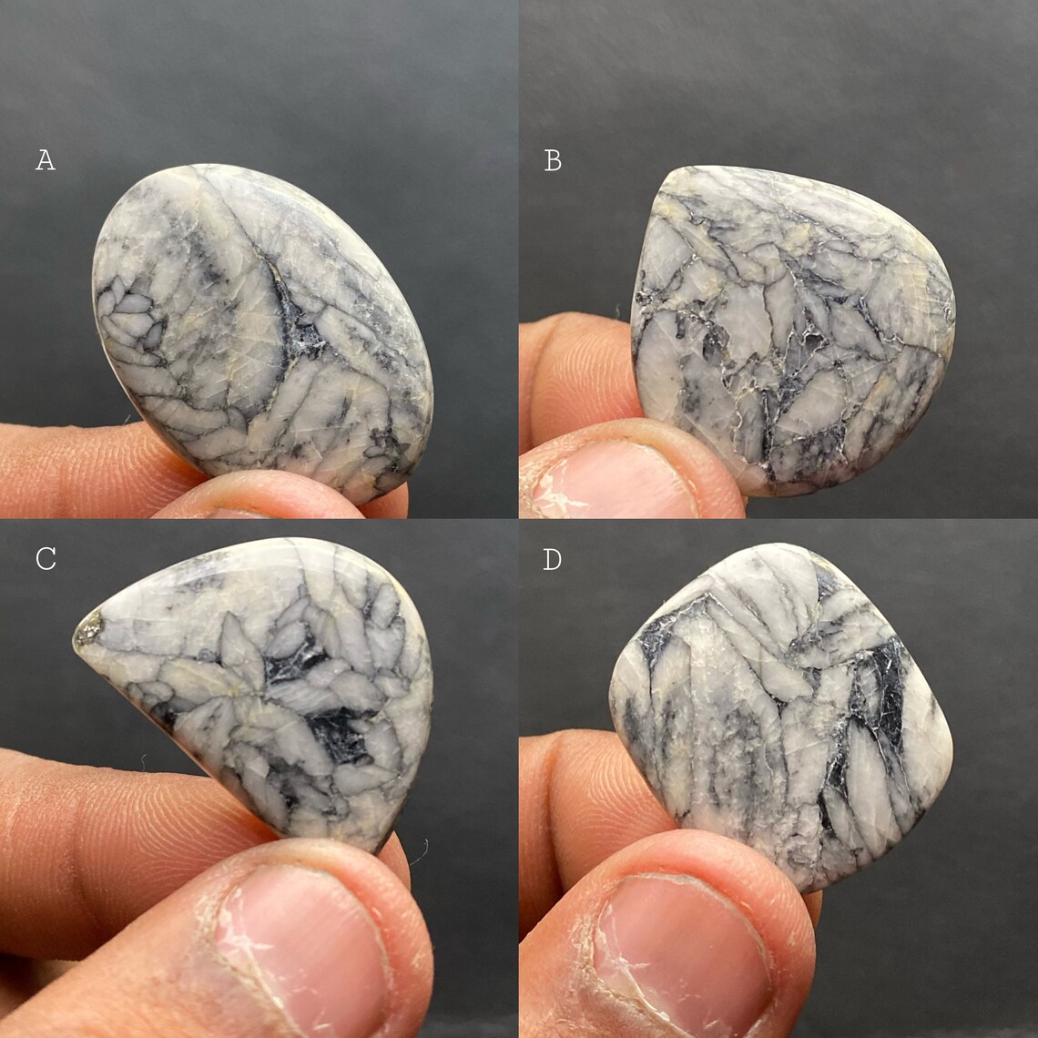 PINOLITH Tumbled Stones/ Pinolite Jasper/ Healing Crystals/ Etsy