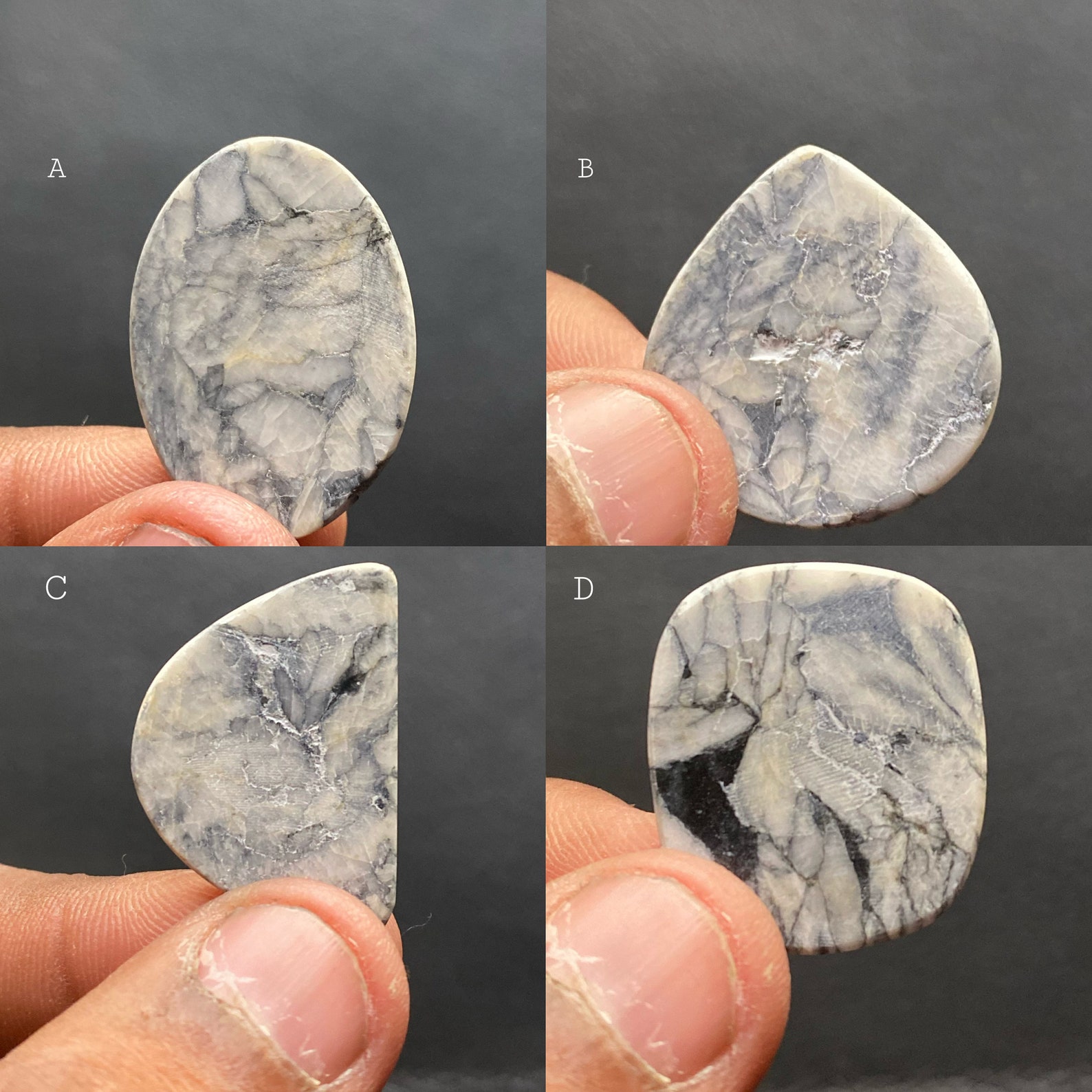 PINOLITH Tumbled Stones/ Pinolite Jasper/ Healing Crystals/ Etsy