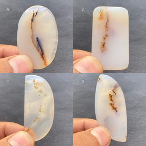DENDRITIC AGATE Crystal Stone-Rare Dendritic Crystal Quartz Stone- Healing Crystals & Stone- Dendrite Agate-Dendritic Quartz Cab-Dendritic