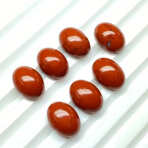 RED JASPER mm Stone-AAA Red Jasper Crystal-Full Red Jasper Cabochon-Red Jasper Oval Shape Handmade Polished Red Jasper-Rare Red Jasper Loose