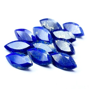 7X14 Mm Marquise Cut-Lapis Lazuli Cut Stone Chips – Lapis Lazuli Cut Gemstone-Lazuli Undrilled Chips – Natural Lapis Lazuli Bulk-Lazuli Cut